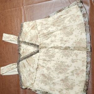 Lane Bryant Women's Plus Size 24 Lace Layered Tank Top